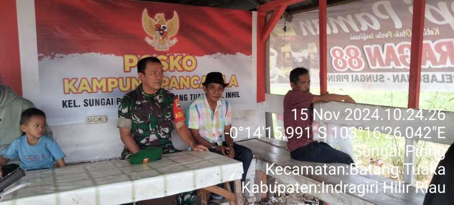 Serda Fero A. Duha Menjaga Kampung Pancasila Aman dan Damai Dalam Putaran Pilkada