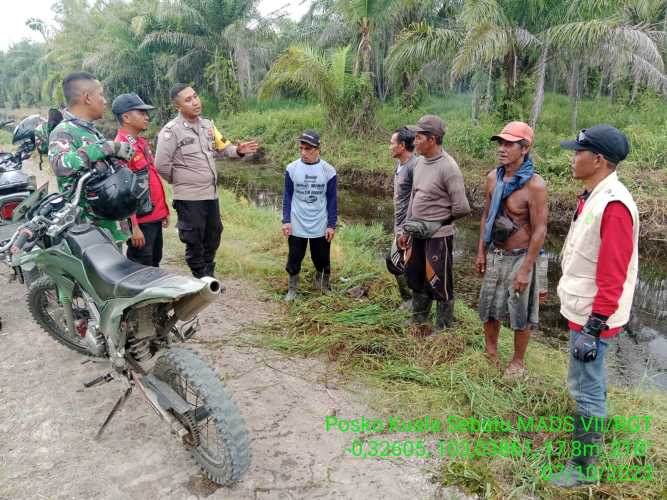 Babinsa Sosialisasi Karhutlah Gandeng Stakeholder Lainnya