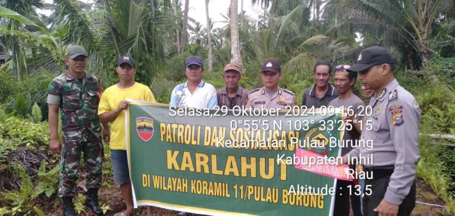 Babinsa Sungai Danai Wujudkan Prioritaskan Pengendalian Karhutlah dengan Penyuluhan