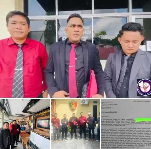 Didampingi Tokoh Adat, Wabup Rohil Melapor ke Polres: Marwah Daerah Ikut Tersentuh