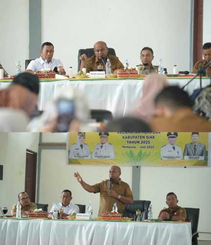 Wakil Bupati Siak Syamsurizal Buka Musrenbang dan Rembuk Stunting di Kecamatan Mempura