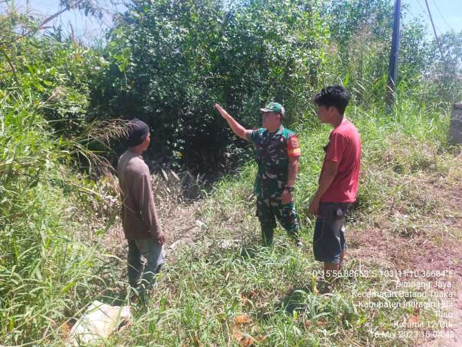 Babinsa  Perketat Pengawasan Karhutlah