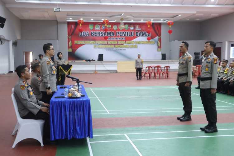 Polres Gelar Bimtek Persiapan Pengamanan Tahapan Pemungutan Suara