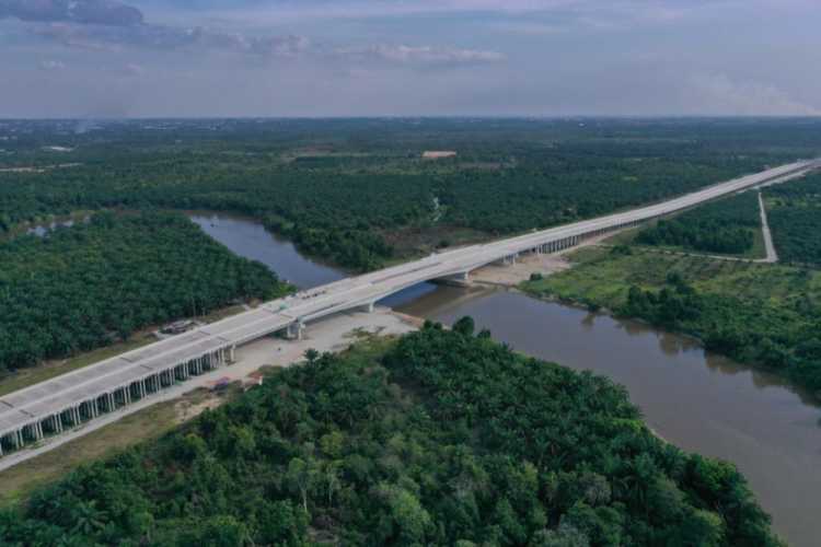 Terus Dikebut, Progres Pembangunan Tol Lingkar Pekanbaru Sudah Capai 76 Persen
