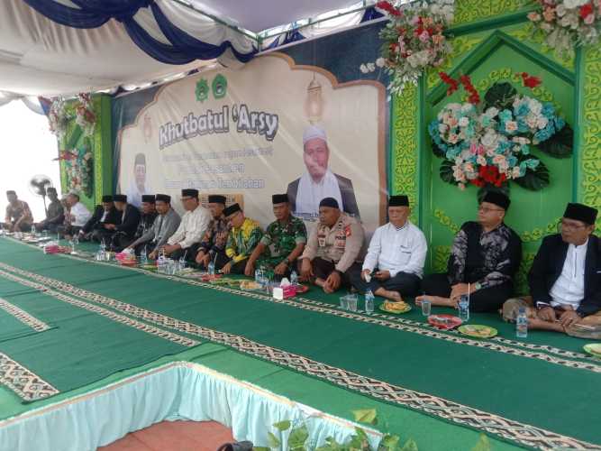 Mewakili Dandim, Peltu Jaharzam Mengikuti Acara Penerimaan Santri Baru Pondok Pesantren Darul Rahman