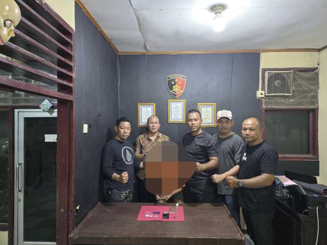 Polsek Ujung Batu Ungkap Kasus Narkoba di Tempat Karaoke, Seorang Pria Diamankan