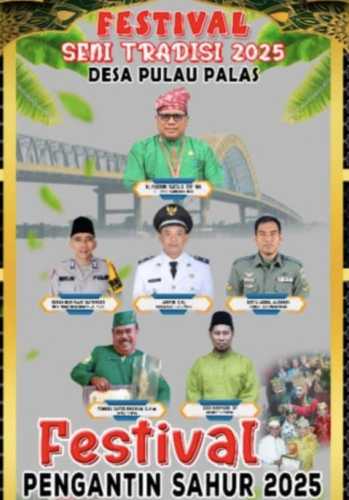 Pulau Palas Meriahkan Festival Pengantin Sahur 2025