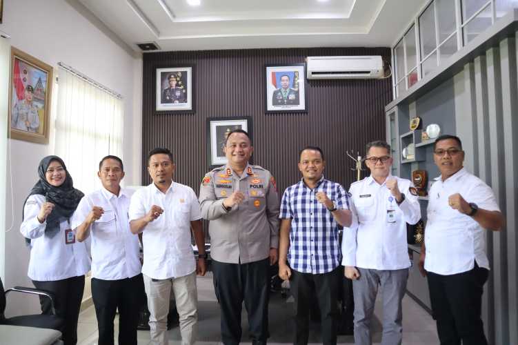 Kapolres Batu Bara Terima Audensi dari KPU Kabupaten Batu Bara