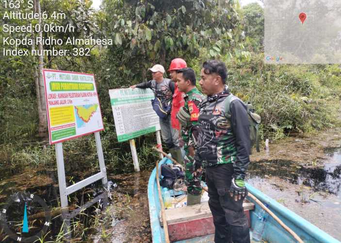 Kopda Ridho Buat Pos Pantau Hutan Pengawasan Hutan Konsesi