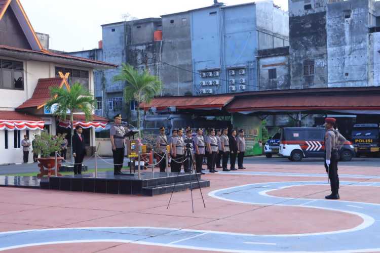 Polres Inhil Gelar Upacara Hari Juang Polri 2026, Teguhkan Semangat Pengabdian dan Nilai Perjuangan