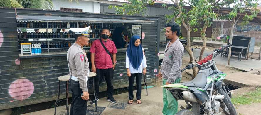 Satlantas Polres Batu Bara Laksanakan Sosialisasi dan Himbauan Tertib Berlalu Lintas
