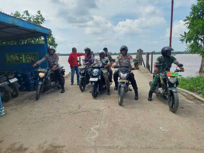Danposramil Tembilahan Hulu Ikuti Patroli Gabungan untuk Jaga Kamtibmas