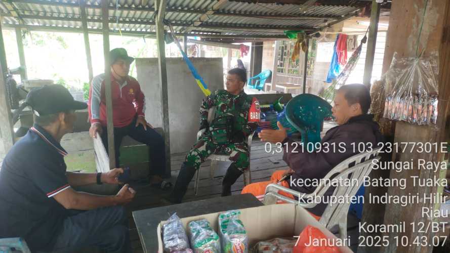 Sinergi Babinsa dan PPL, Perkuat Ketahanan Pangan di Batang Tuaka