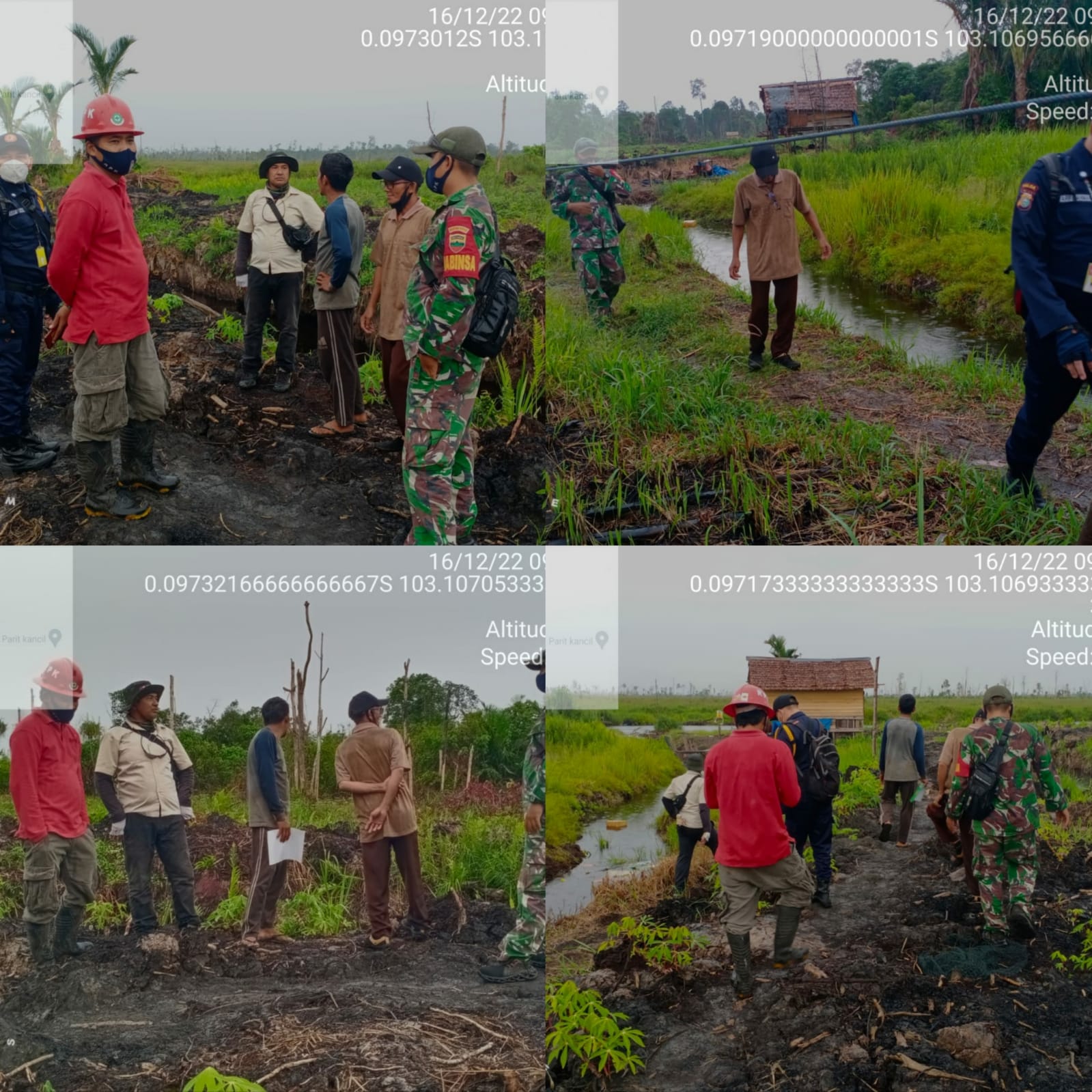 Serda Guntur Memantau Kebun Warga