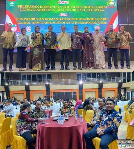 Kepala KSOP Kelas IV Tembilahan Hadiri Sertijab Dandim 0314/Inhil