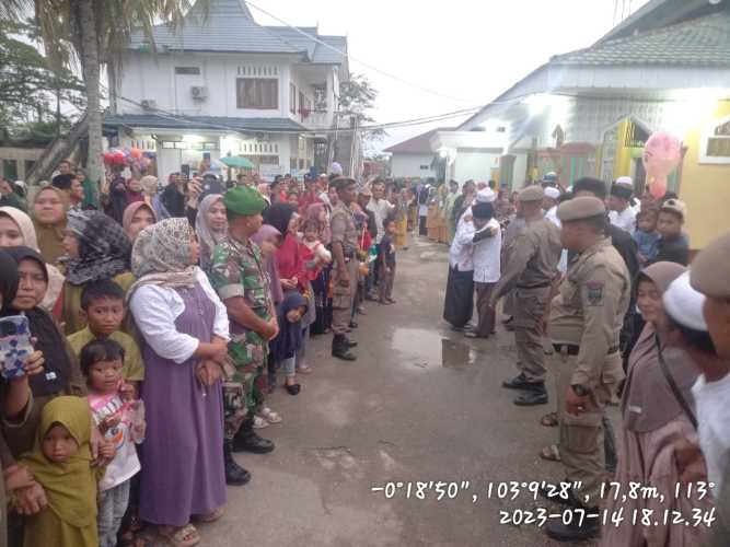 Serma Darmansyah lakukan pengaman pulang haji bersama tim