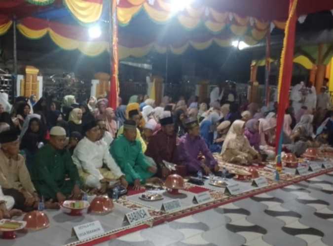 Danramil 08/Mandah Hadiri STQ Tingkat Desa Bekawan, Jalin Silaturahmi dengan Masyarakat