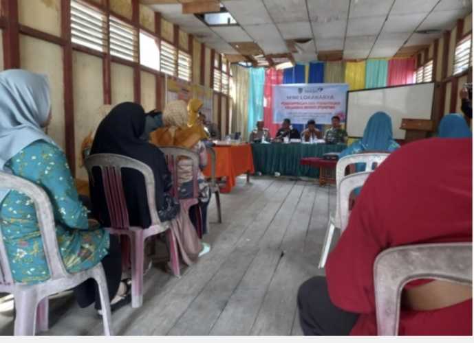 Fasilitator DP2KBP3A Inhil Gelar Sarasehan Atasi Masalah Stunting di Tanah Merah