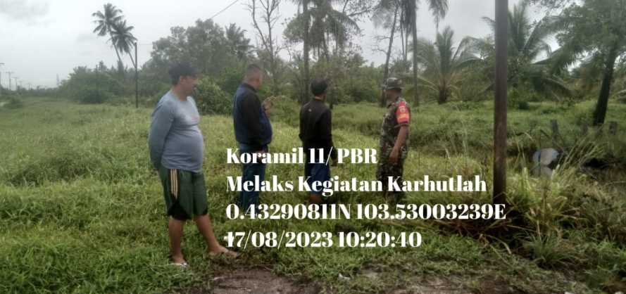 Semangat HUT RI Ke-78,Babinsa Lakukan Mobilisasi Patroli