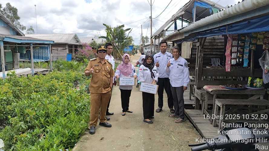 Pemdes Rantau Panjang Galang Sumbangan untuk Korban Bencana Alam Aceh, Medan, dan Padang