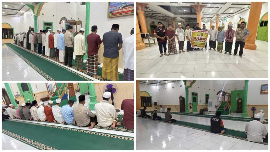 Kapolsek Pelangiran Gelar Suling, Tekankan Pentingnya Sinergi Polisi-Masyarakat