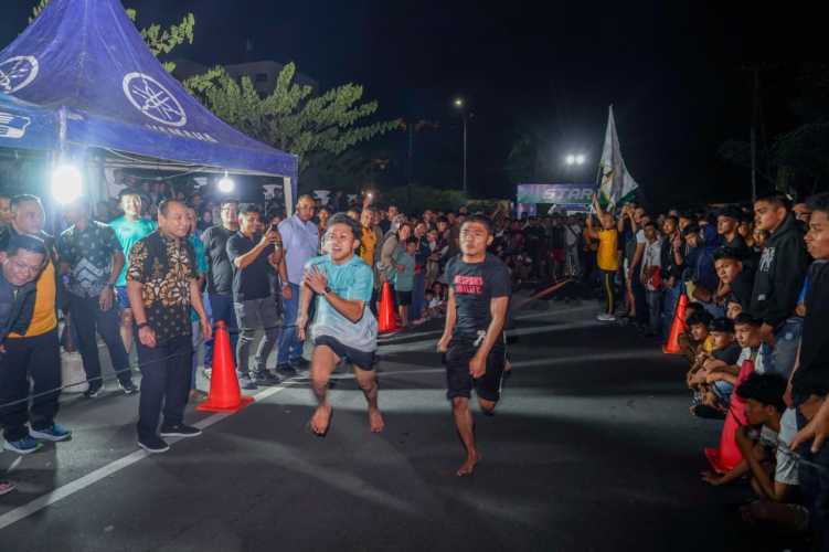 Polda Riau Gelar Lomba Lari, Cegah Balap Liar Saat Ramadhan