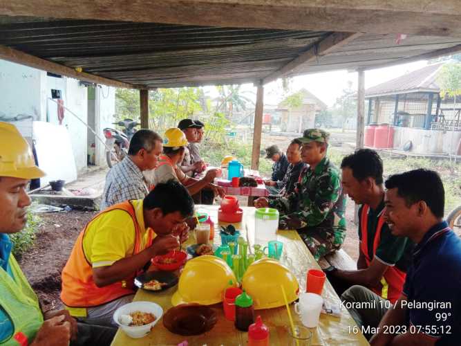 Babinsa Terus Membina Koordinasi dengan Pihak Perusahaan