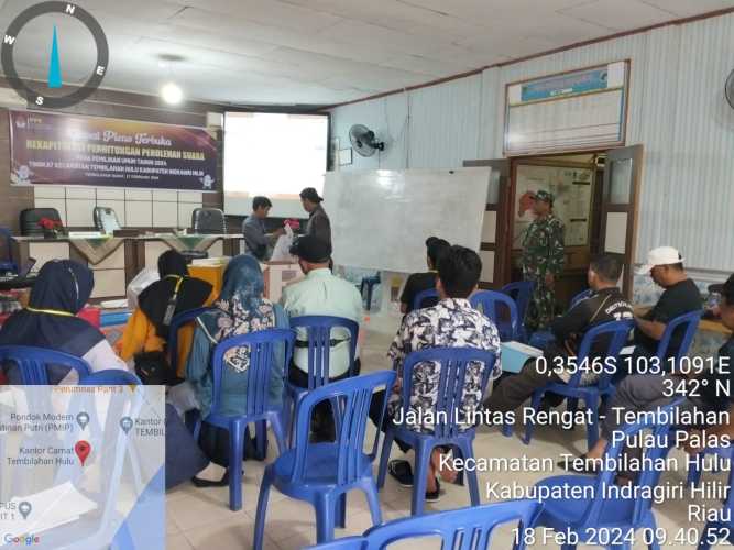 Serda Adri Candra Melaksanakan Pengamanan Sidang Pleno Hasil Suara Pilpres dan Pileg