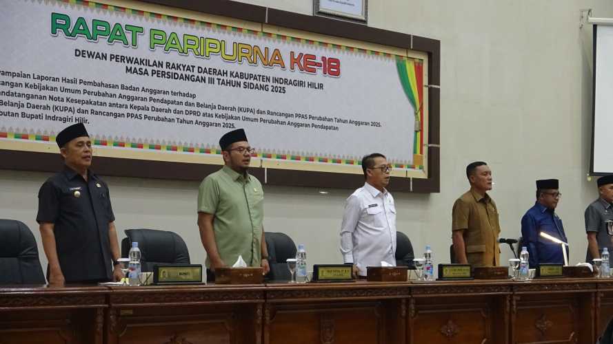 Rapat Paripurna Ke-18 DPRD Masa Persidangan III Tahun Sidang 2025