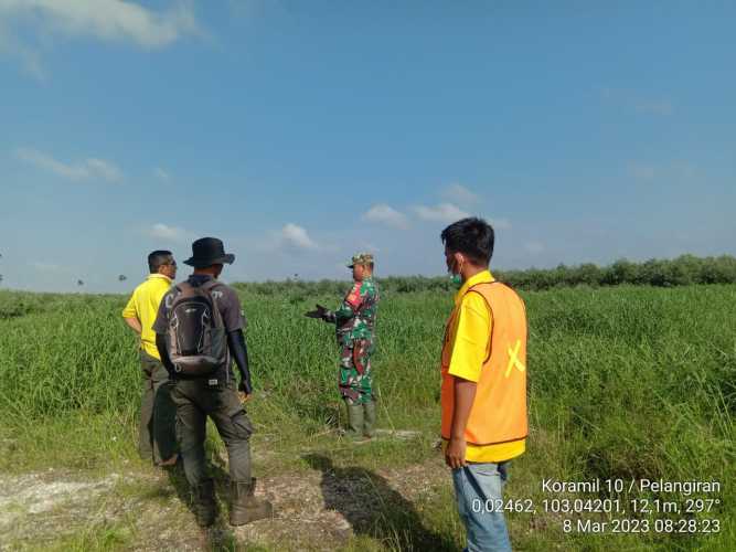 Serda Erik Bersama Pihak Perusahaan Tinjau Afdeling Konsesi