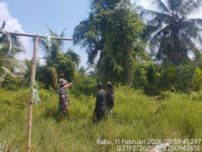 Babinsa Sungai Dusun Intensifkan Patroli Tapal Batas, Situasi Aman dan Terkendali