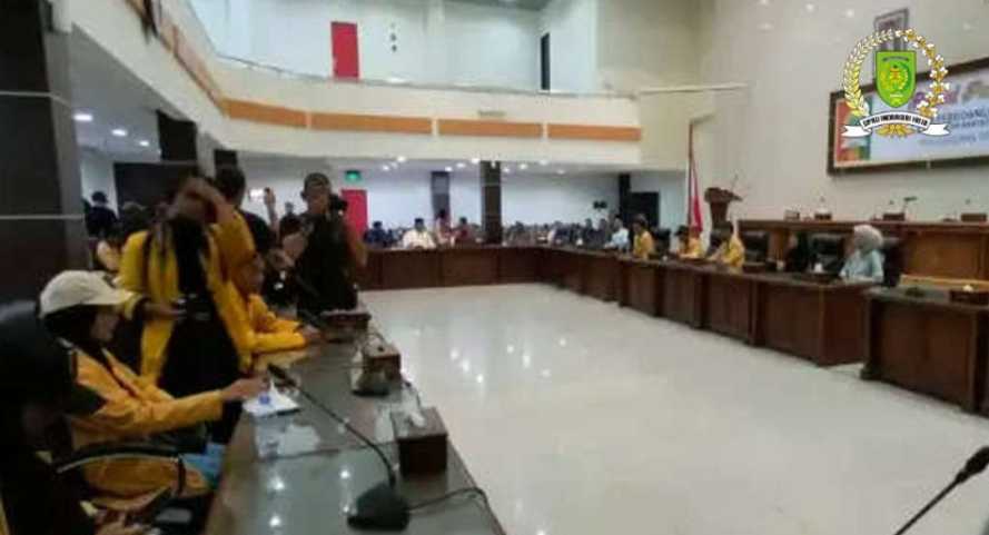 DPRD Inhil Bersama Pemda dan Mahasiswa Inhil, Tolak Pengusiran Masyarakat Rempang