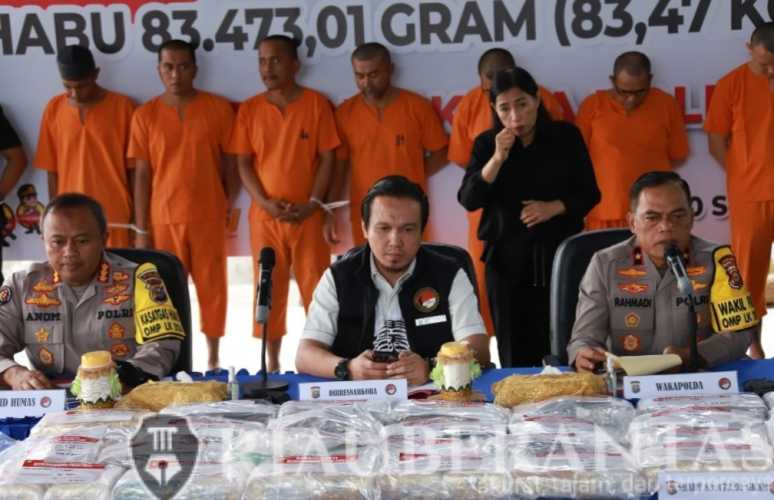 Polda Riau Musnahkan Narkoba Senilai Rp96,5 Miliar dari 12 Tersangka