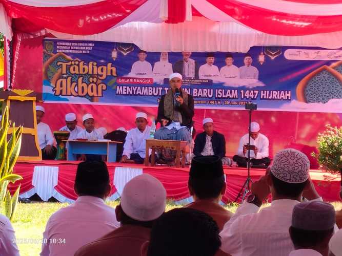 Tabligh Akbar Memeriahkan Tahun Baru Islam 1447 H di Desa Sungai Intan