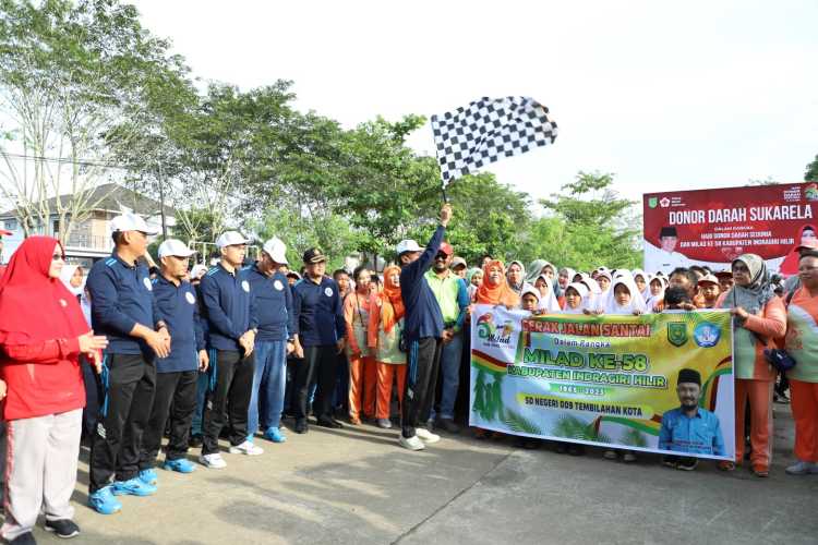 H.M Wardan Canangkan Milad Inhil Ke -58 dengan Kegiatan Sosial dan Olahraga