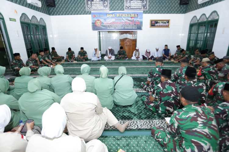 Kodim 0208/Asahan Laksanakan Do'a dan Dzikir Bersama dalam Rangka HUT ke-80 TNI Tahun 2025