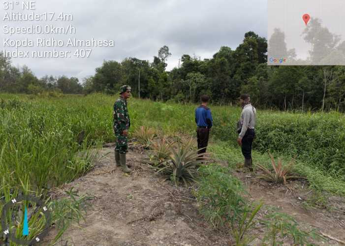 Kopda Ridho Patroli Karhutlah Bentuk Simpul Titik Evakuasi