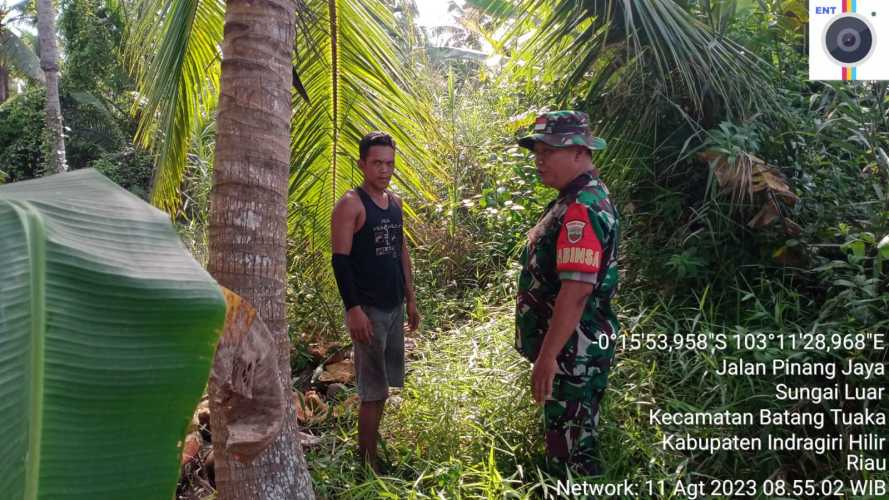 Babinsa Kendalikan dengan Baik Akan Kerawanan Karhutlah