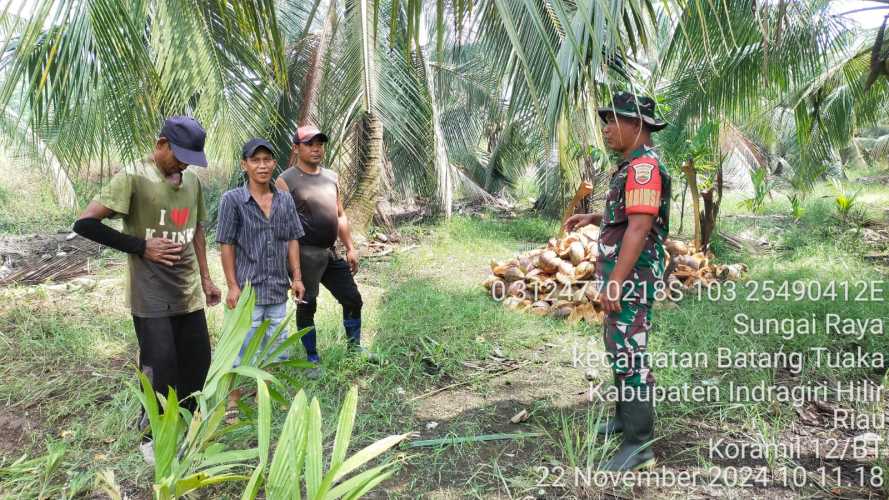 Serka Hepi Martison Gelar Penyuluhan Terpadu Karhutlah