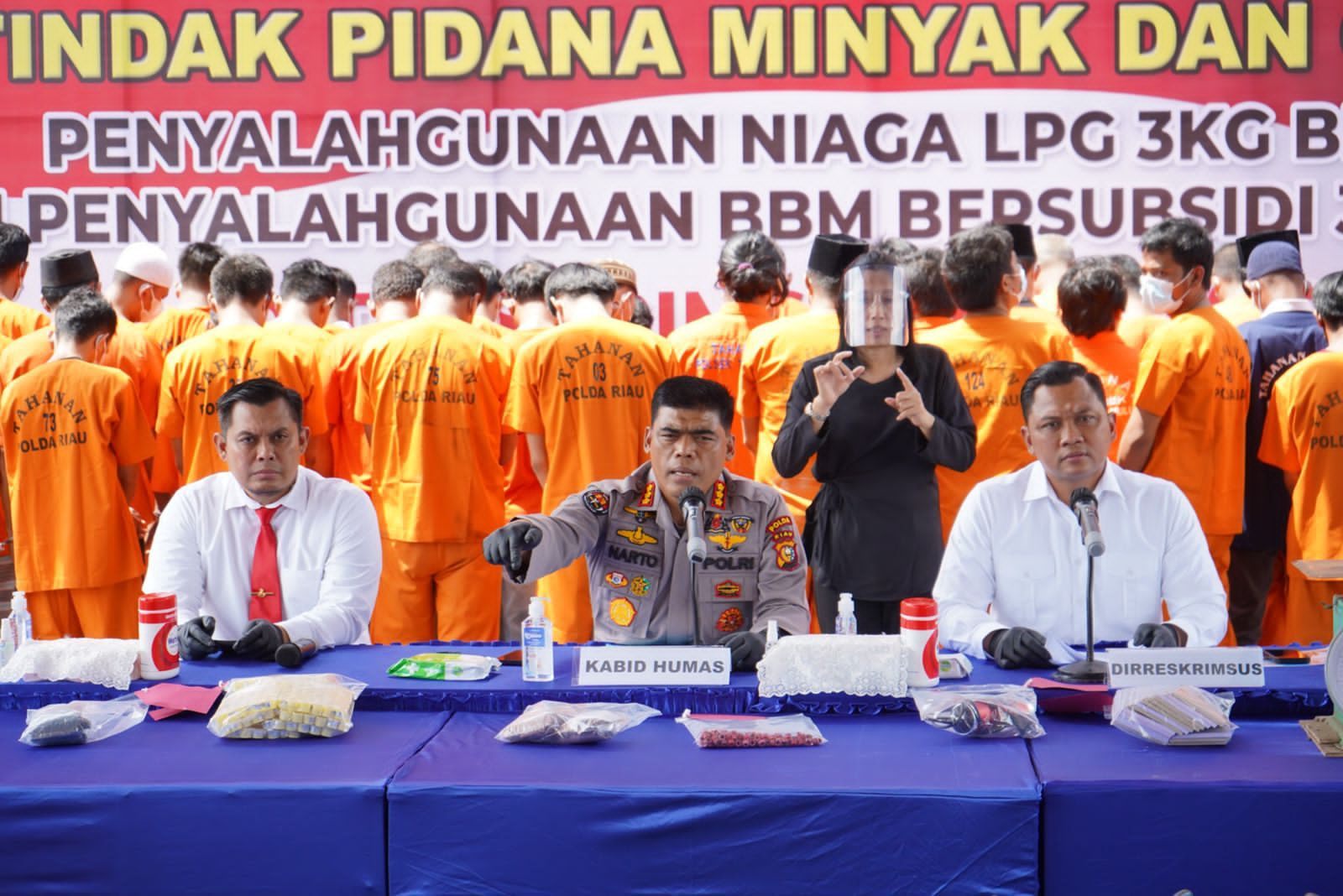 Ringkus Komplotan Pengoplos LPG Subsidi, Kabid Humas Polda Riau : Perbuatan Mereka Sangat Merugikan Masyarakat Luas