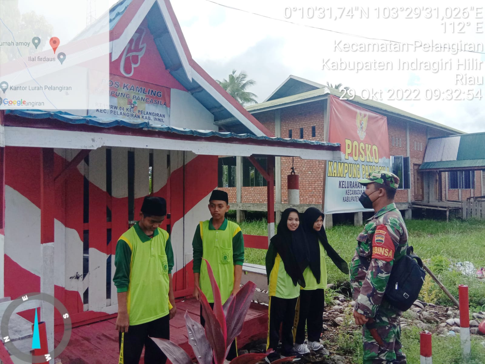 Serda Erik Babinsa Koramil 10/Pelangiran Berikan Wejangan