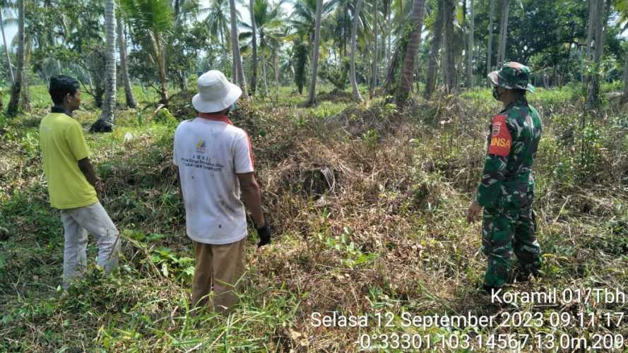 Sertu Jondri Ajak Warga Lebih Aktif Patroli Cegah Karhutla