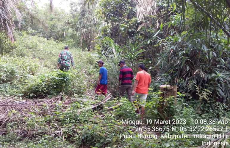 Babinsa Terus Memperkuat Jaring Karhutlah