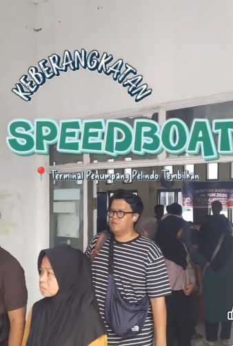 Terminal Penumpang PT Pelabuhan Indonesia (Persero) Regional 1 Tembilahan Layani Keberangkatan Speedboat, Penumpang Diimbau Utamakan Keselamatan