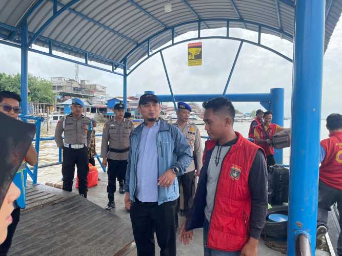 Pelindo Tembilahan Perkuat Pengamanan Kedatangan Kapal Penumpang Jelang Idul Fitri