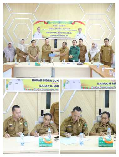 Suasana Hangat Warnai Serah Terima Jabatan dan Pisah Sambut Kepala Dinas Kominfo Rohil