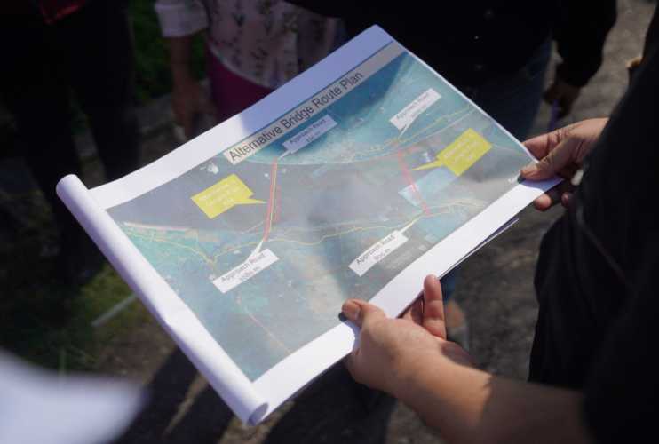 Pemprov Riau Cek Lokasi Pembangunan Jembatan Sei Pakning-Bengkalis