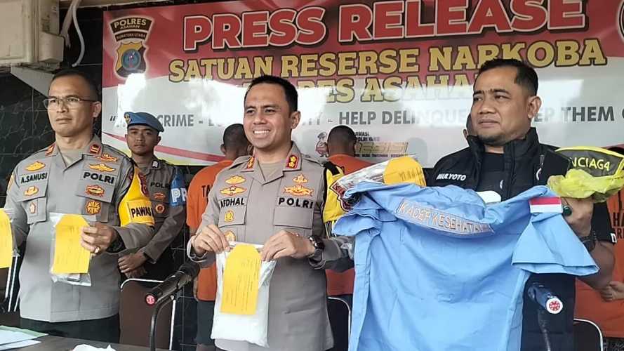 BD Diamankan Satres Narkoba Polres Asahan Yang Mengendalikan Bisnis Haram dari LP