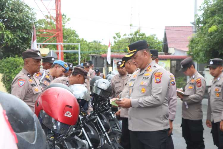 Kapolres Batu Bara Pimpin Pemeriksaan Kendaraan Dinas: Tekankan Tanggung Jawab dan Perawatan Ranmor Operasional