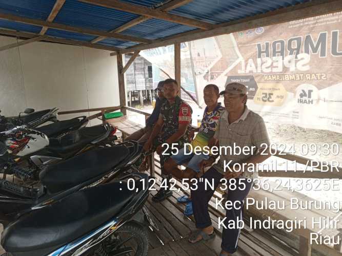 TNI Peduli: Babinsa Koramil 11/PBR Gelar Kegiatan Kemampuan Teritorial di Inhil